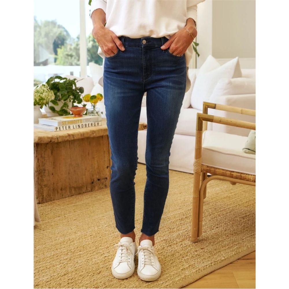 Frank & Eileen Sligo Jeans Blue High Rise
Raw Hem Skinny Women's 32